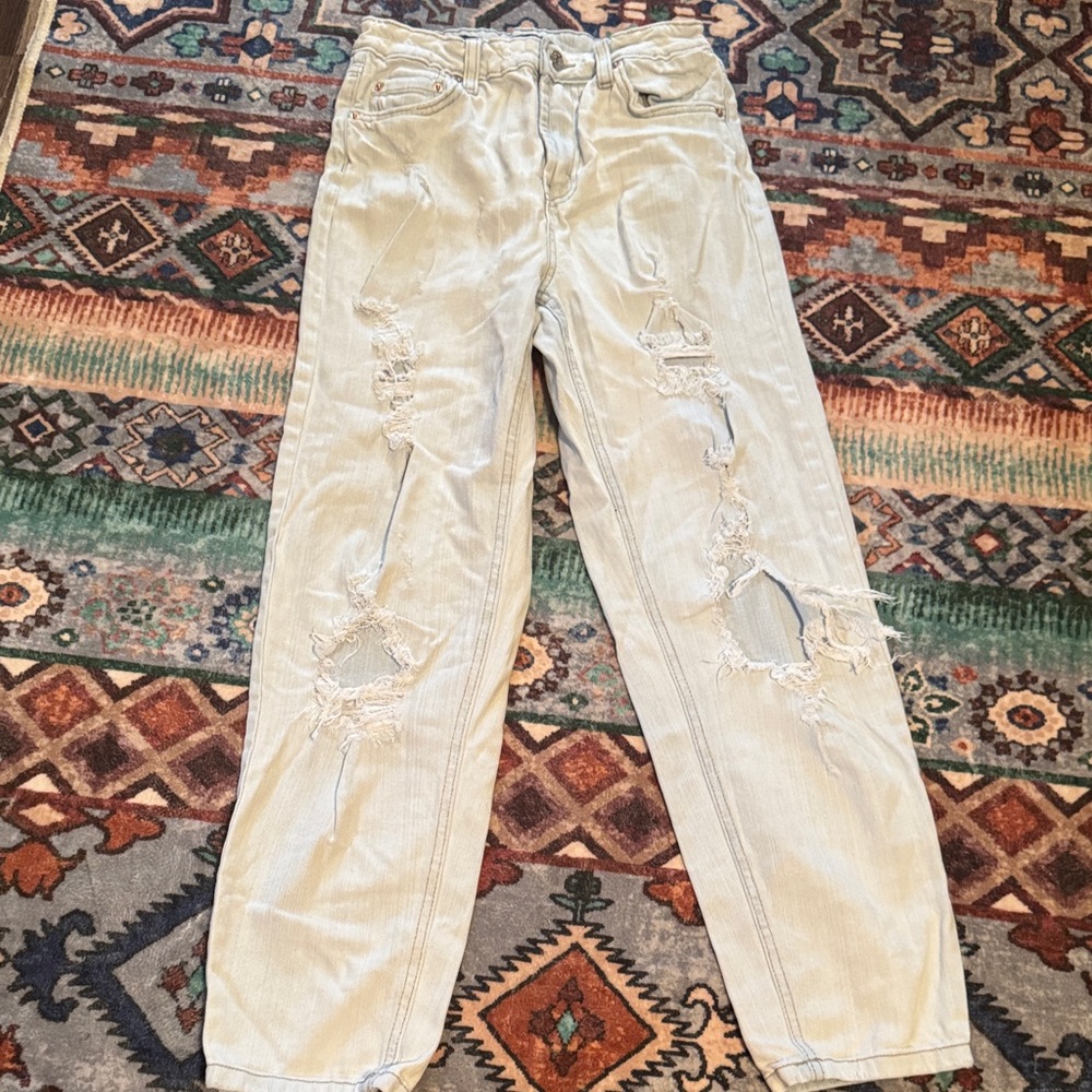 Wild Fable Light Blue Distressed Boyfriend Jeans
